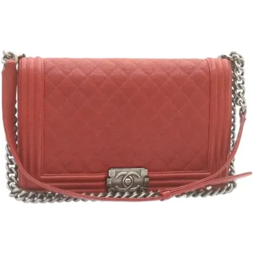 Pre-owned Leather Flap Bag , female, Sizes: ONE SIZE - Chanel Vintage - Modalova