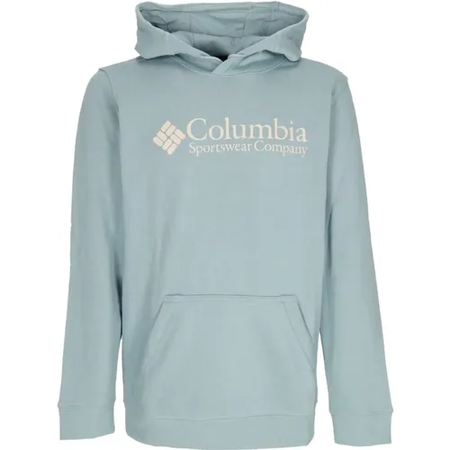 Basic Logo Hoodie Stone , Herren, Größe: L - Columbia - Modalova