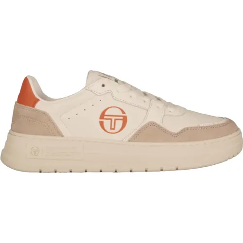 Weiße Sneakers , Herren, Größe: 39 EU - Sergio Tacchini - Modalova