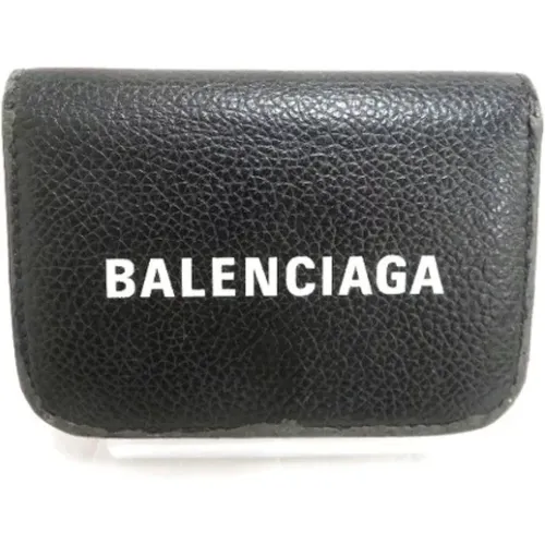 Pre-owned Leather Wallet , female, Sizes: ONE SIZE - Balenciaga Vintage - Modalova