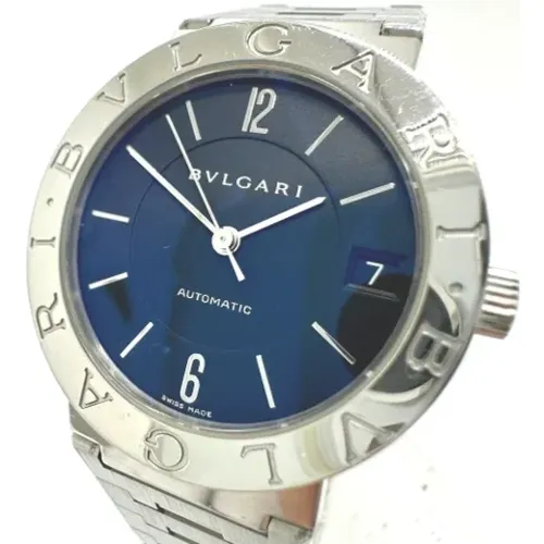 Pre-owned Stainless Steel watches , male, Sizes: ONE SIZE - Bvlgari Vintage - Modalova