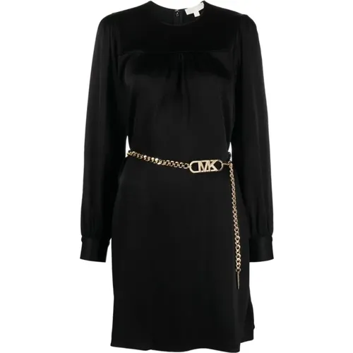 Empire Chain Mini Dress , female, Sizes: S, XS, L, M - Michael Kors - Modalova