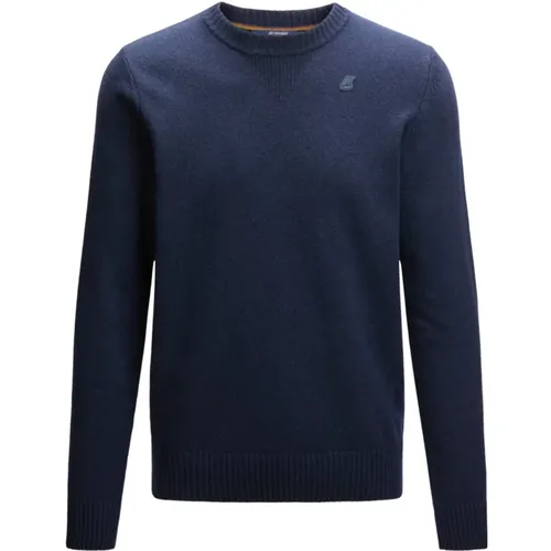 Kapuzenwollmischpullover , Herren, Größe: XL - K-way - Modalova