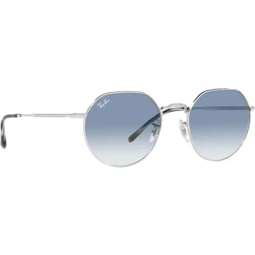 RB Jack 3565 Blue Metal Sunglasses , unisex, Sizes: 53 MM - Ray-Ban - Modalova