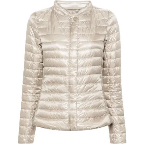 Quilted Padded Coat with Water-Repellent Finish , female, Sizes: XS - Herno - Modalova