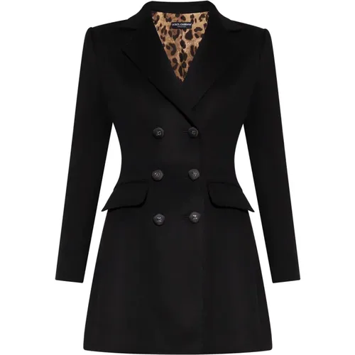 Wool coat , female, Sizes: 2XS - Dolce & Gabbana - Modalova