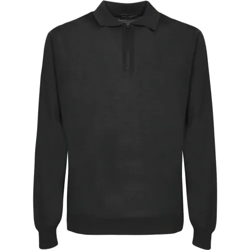 Schwarzes T-Shirt für Männer Aw24 - Dell'oglio - Modalova