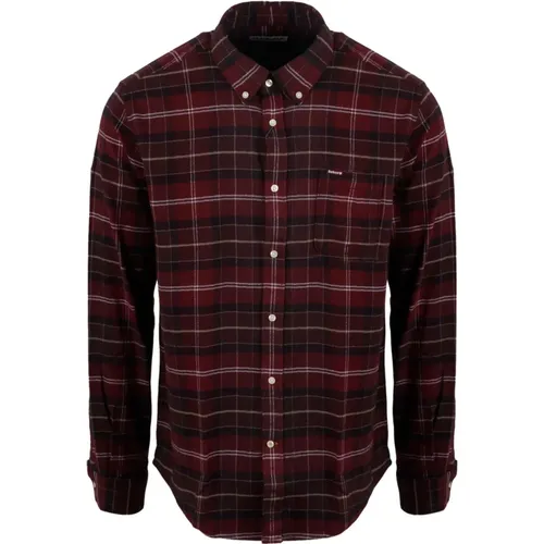 Casual Flannel Shirt , male, Sizes: S - Barbour - Modalova