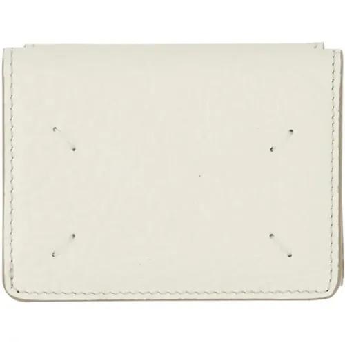 Compact Wallet with Four Stitches , female, Sizes: ONE SIZE - Maison Margiela - Modalova