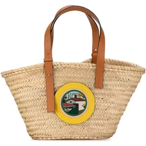 Pre-owned Raffia totes , female, Sizes: ONE SIZE - Loewe Pre-owned - Modalova