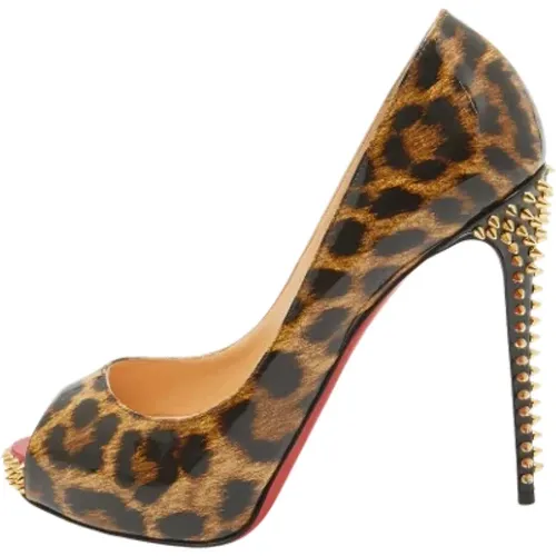 Pre-owned Leather heels , female, Sizes: 5 UK - Christian Louboutin Pre-owned - Modalova