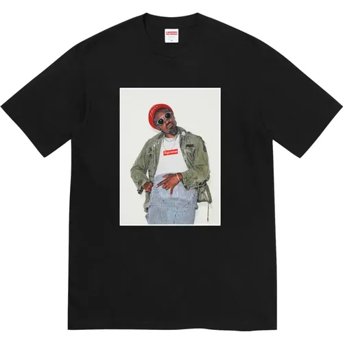 Limitierte Auflage André 3000 Tee Schwarz , Herren, Größe: 2XL - Supreme - Modalova