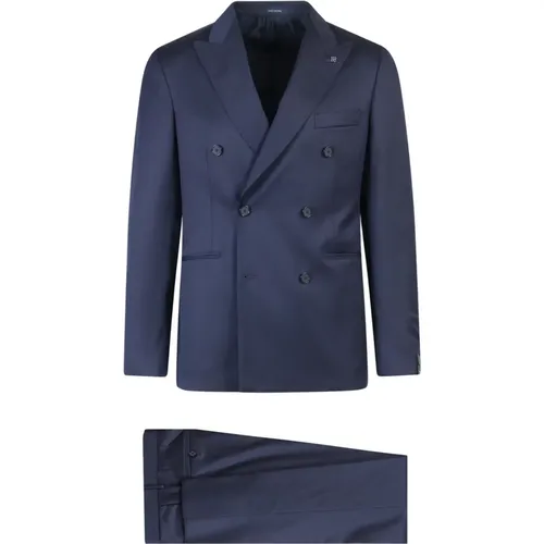 Suits,Blauer Doppelreihiger Anzug Ss23 - Tagliatore - Modalova