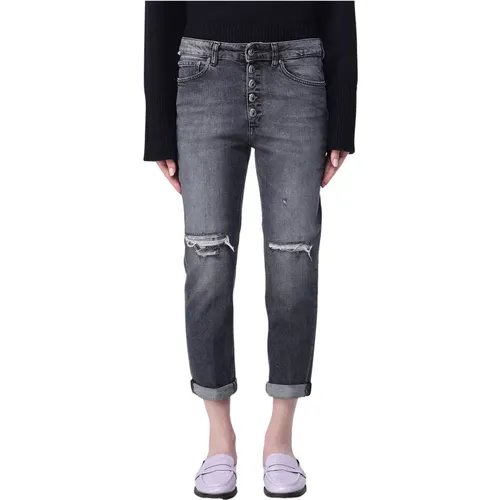Koons Cropped Jeans for Women , female, Sizes: W26, W27, W25 - Dondup - Modalova