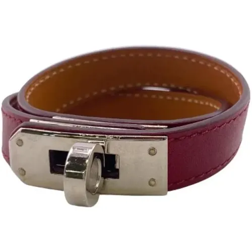 Pre-owned Leather bracelets , female, Sizes: ONE SIZE - Hermès Vintage - Modalova