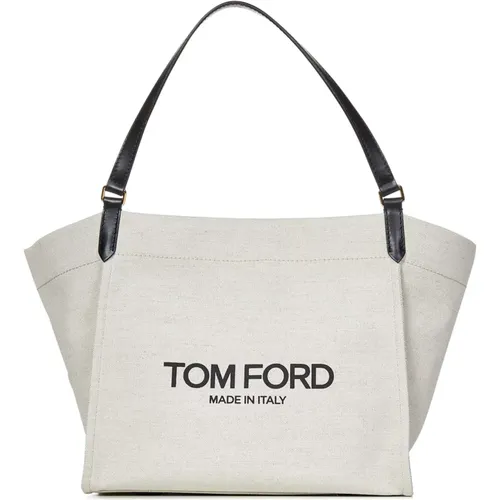 Weiße Handtasche Chic Medium Tote - Tom Ford - Modalova