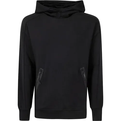 Hooded Cotton Sweatshirt with Zip Pockets , male, Sizes: L, M, XL, S - C.P. Company - Modalova