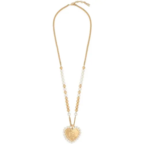 Elegant Necklace with Unique Design , female, Sizes: ONE SIZE - Dolce & Gabbana - Modalova