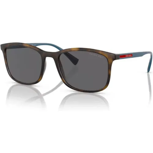 Sporty Rectangular Sunglasses , male, Sizes: 56 MM - Prada - Modalova