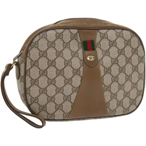 Pre-owned Canvas clutches , female, Sizes: ONE SIZE - Gucci Vintage - Modalova