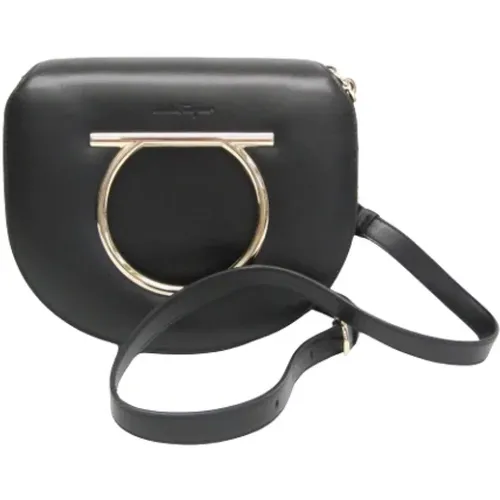 Pre-owned Leather shoulder-bags , female, Sizes: ONE SIZE - Salvatore Ferragamo Pre-owned - Modalova