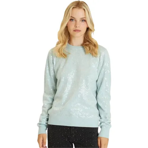 Jumper covered with sequins , female, Sizes: M, S, L - Alma en Pena - Modalova