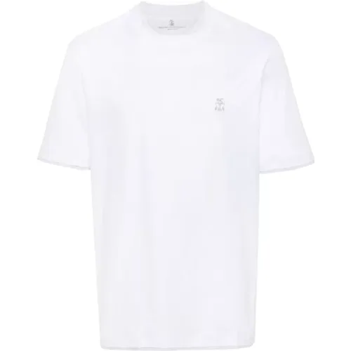 T-Shirts und Polos - Girocollo M/L , Herren, Größe: 2XL - BRUNELLO CUCINELLI - Modalova