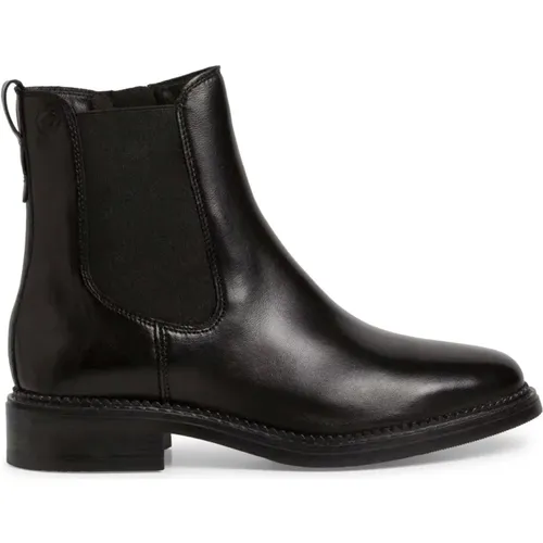 Schwarze Geschlossene Booties , Damen, Größe: 39 EU - tamaris - Modalova