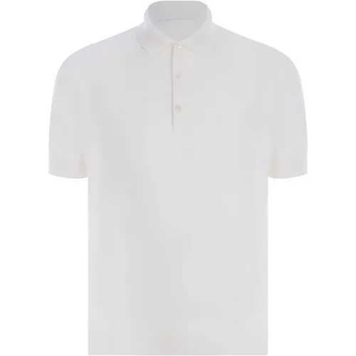 Weiße T-Shirts und Polos , Herren, Größe: M - Filippo De Laurentiis - Modalova