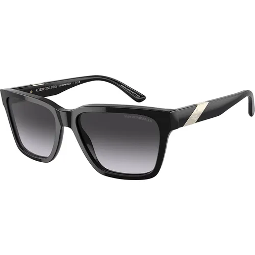 Sunglasses Ea4177-50788G /Grey Gradient , male, Sizes: 57 MM - Emporio Armani - Modalova