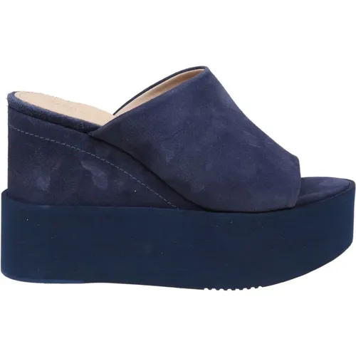 Suede Wedge Sandals , female, Sizes: 3 UK, 7 UK - Paloma Barceló - Modalova