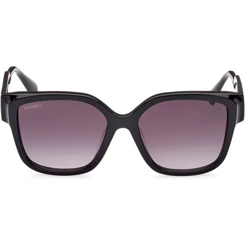 MaxCo Oversized Quadratische Sonnenbrille , Damen, Größe: 53 MM - Max & Co - Modalova
