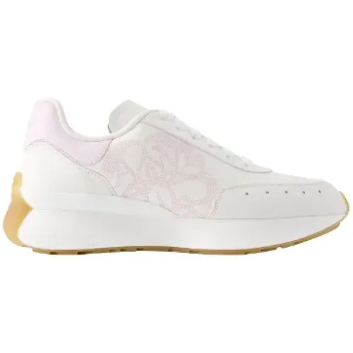 Leather sneakers , female, Sizes: 7 UK, 6 UK, 2 UK, 4 UK, 5 UK, 3 UK - alexander mcqueen - Modalova