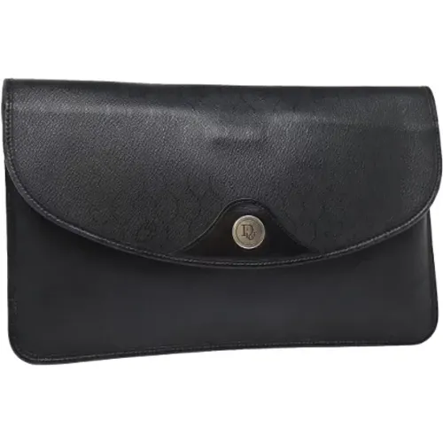 Pre-owned Leather clutches , female, Sizes: ONE SIZE - Dior Vintage - Modalova