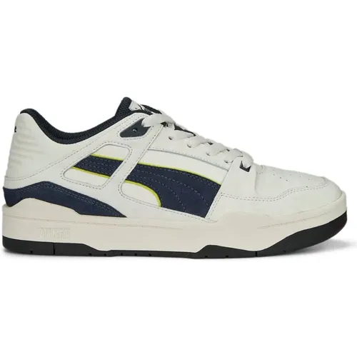 Warm Weiße Slipstream Schuhe , Herren, Größe: 43 EU - Puma - Modalova