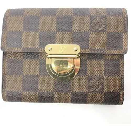 Pre-owned Canvas wallets , female, Sizes: ONE SIZE - Louis Vuitton Vintage - Modalova