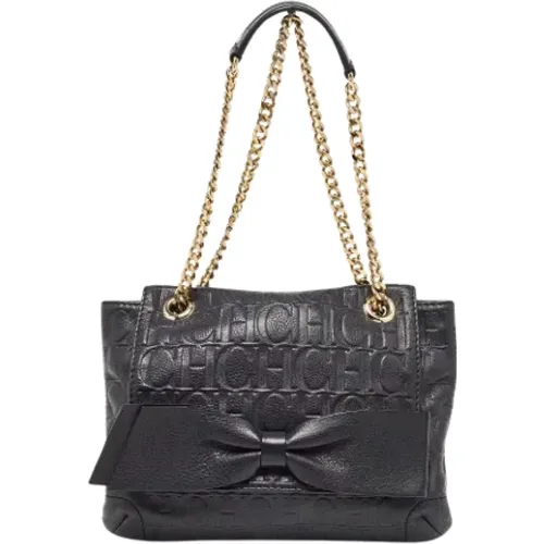 Pre-owned Leather shoulder-bags , female, Sizes: ONE SIZE - Carolina Herrera Pre-owned - Modalova