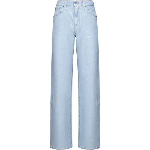 Jeans Stylish Denim Pants , female, Sizes: W27, W29, W30, W24, W26, W28, W25 - 7 For All Mankind - Modalova