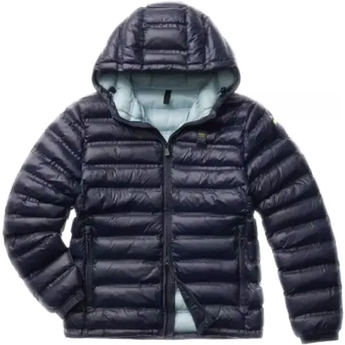 Nylon Down Jacket with Eco-Friendly Padding , male, Sizes: 2XL, 3XL, L, XL - Blauer - Modalova