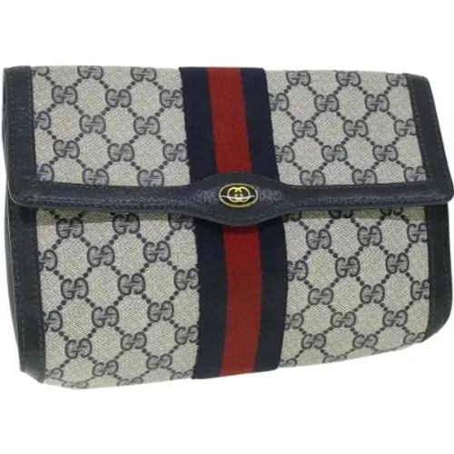 Pre-owned Leather clutches , female, Sizes: ONE SIZE - Gucci Vintage - Modalova