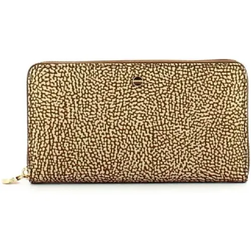 Zip Wallet , female, Sizes: ONE SIZE - Borbonese - Modalova