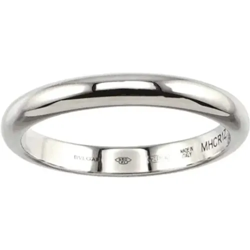 Pre-owned Platinum rings , female, Sizes: ONE SIZE - Bvlgari Vintage - Modalova