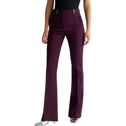 Flare stretch pants in Array style , female, Sizes: M, L - Liu Jo - Modalova