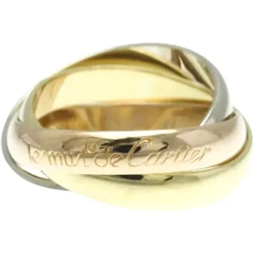 Pre-owned Gold rings , female, Sizes: ONE SIZE - Cartier Vintage - Modalova