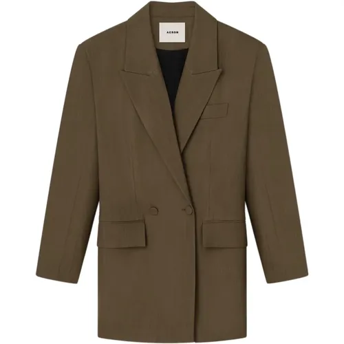 Boxy Shoulder Blazer , Damen, Größe: XS - Aeron - Modalova