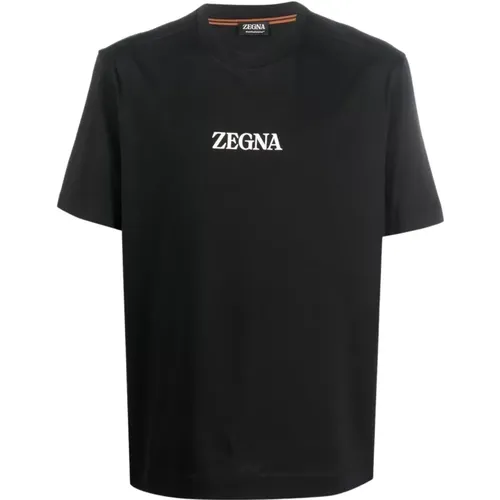 T-Shirts Polos for Men Aw23 , male, Sizes: S, L, M - Ermenegildo Zegna - Modalova