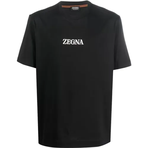 T-Shirts Polos for Men Aw23 , male, Sizes: XL, L, 2XL, M - Ermenegildo Zegna - Modalova