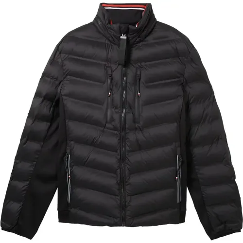 Hybrid Jacke mit abnehmbarer Kapuze , Herren, Größe: XL - Tom Tailor - Modalova