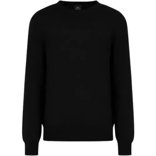 Classic Crewneck Sweater , male, Sizes: S, XS - Armani Exchange - Modalova