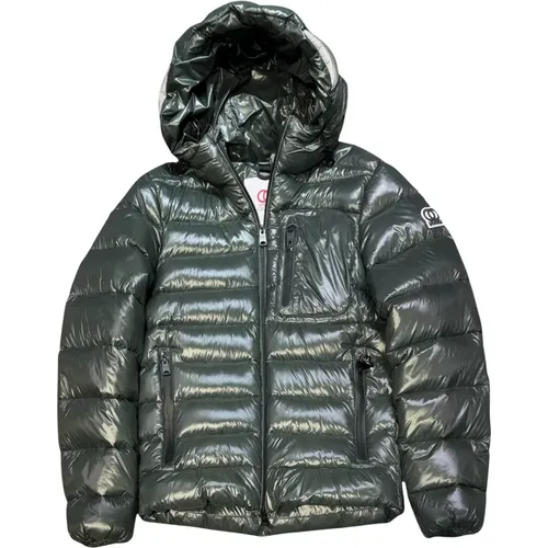 Gepolsterte Steppjacke mit Pelzbesatz , Herren, Größe: XL - OOSY - Modalova